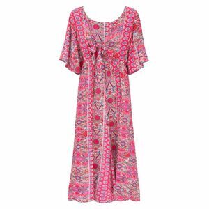 Rusttydustty Floral 2XL Plus Wide Leg Jumpsuit Boho Festival Resort Chic Cruise
